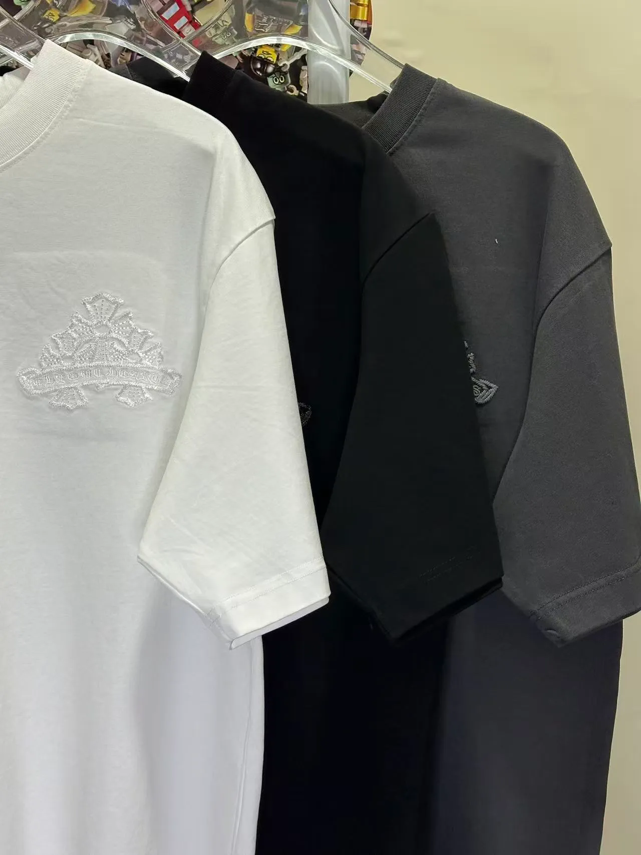 L 26213# Come Hearts ！ g ！ ！！！ ！！ ： 🪡 ➕ ：Black White Gray SIZE：S-XXL